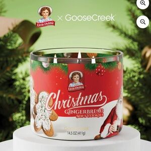 Goose Creek Christmas Gingerbread soft Cookies Candle